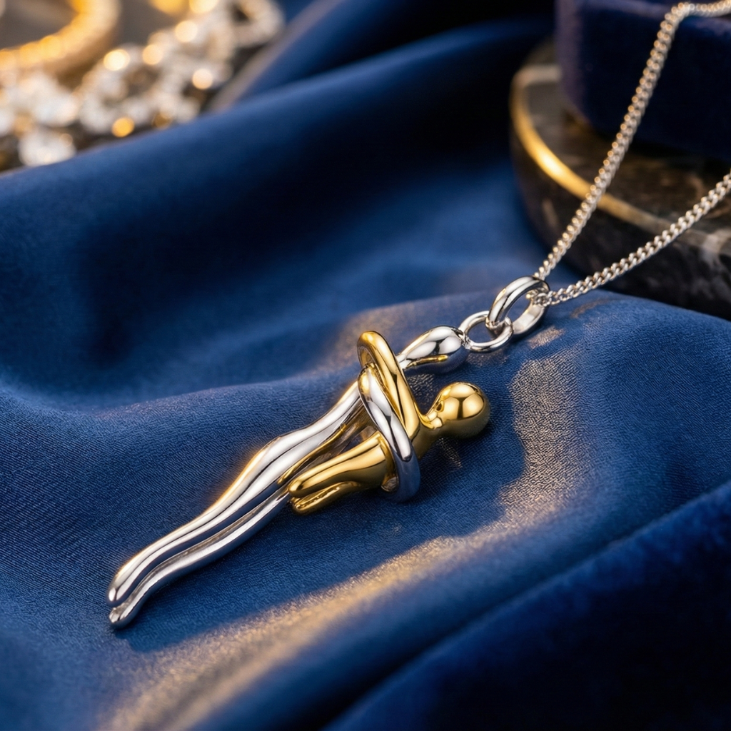 Abrazo Eterno: El collar que Siempre te Acompaña