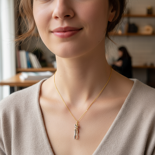 Collar Abrazo Eterno: La Conexión Silenciosa que Vence la Distancia. 🔒